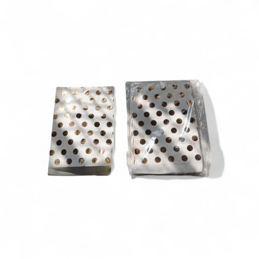 İTHAL ZARF POŞET 16*24 BEYAZ ALTIN MİX 50 LI