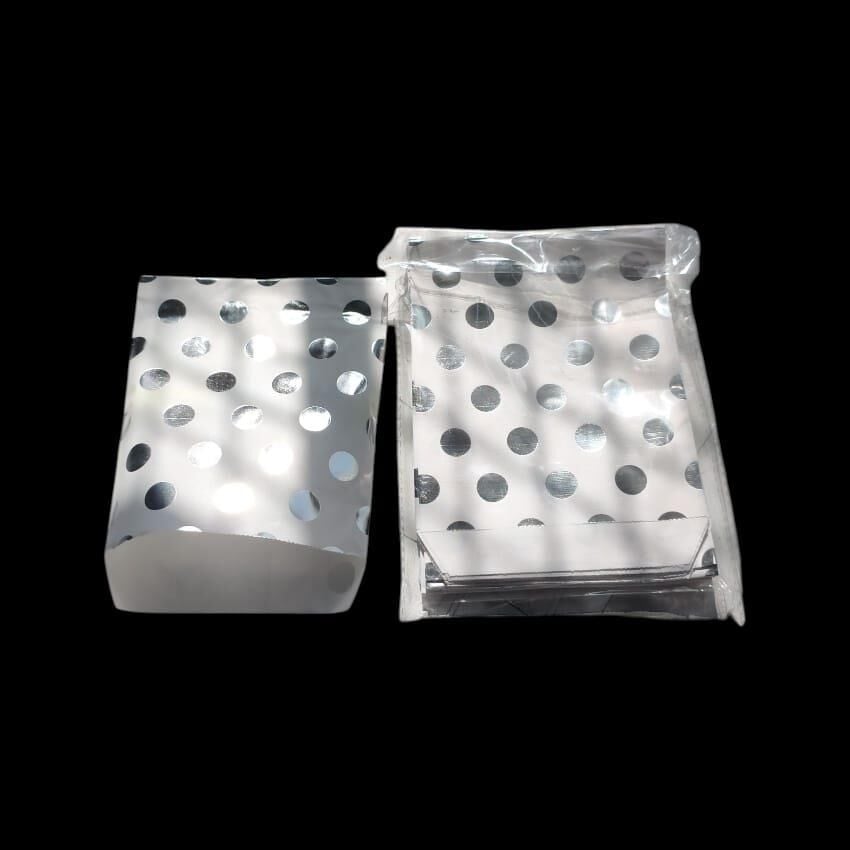 İTHAL ZARF POŞET 13*18 BEYAZ ALTIN GÜMÜŞ 50 LI