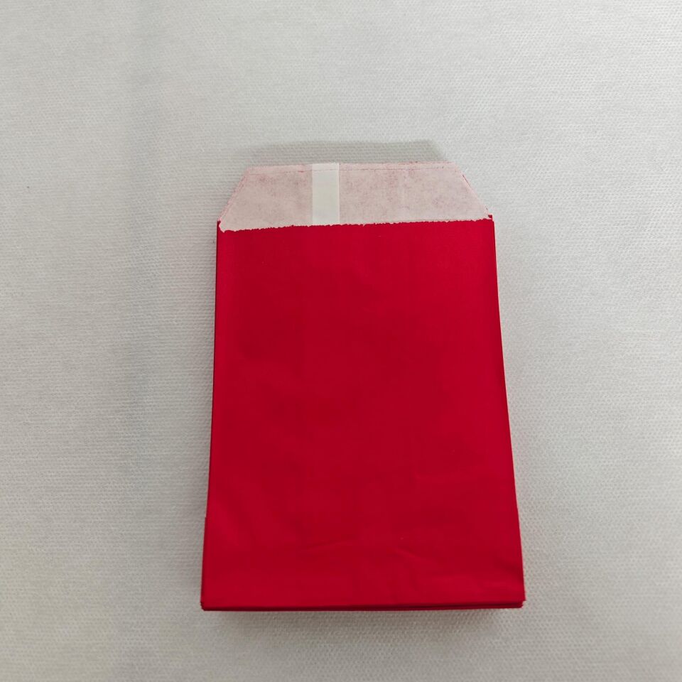 İTHAL ZARF POŞET 10*15 KIRMIZI  50 LI