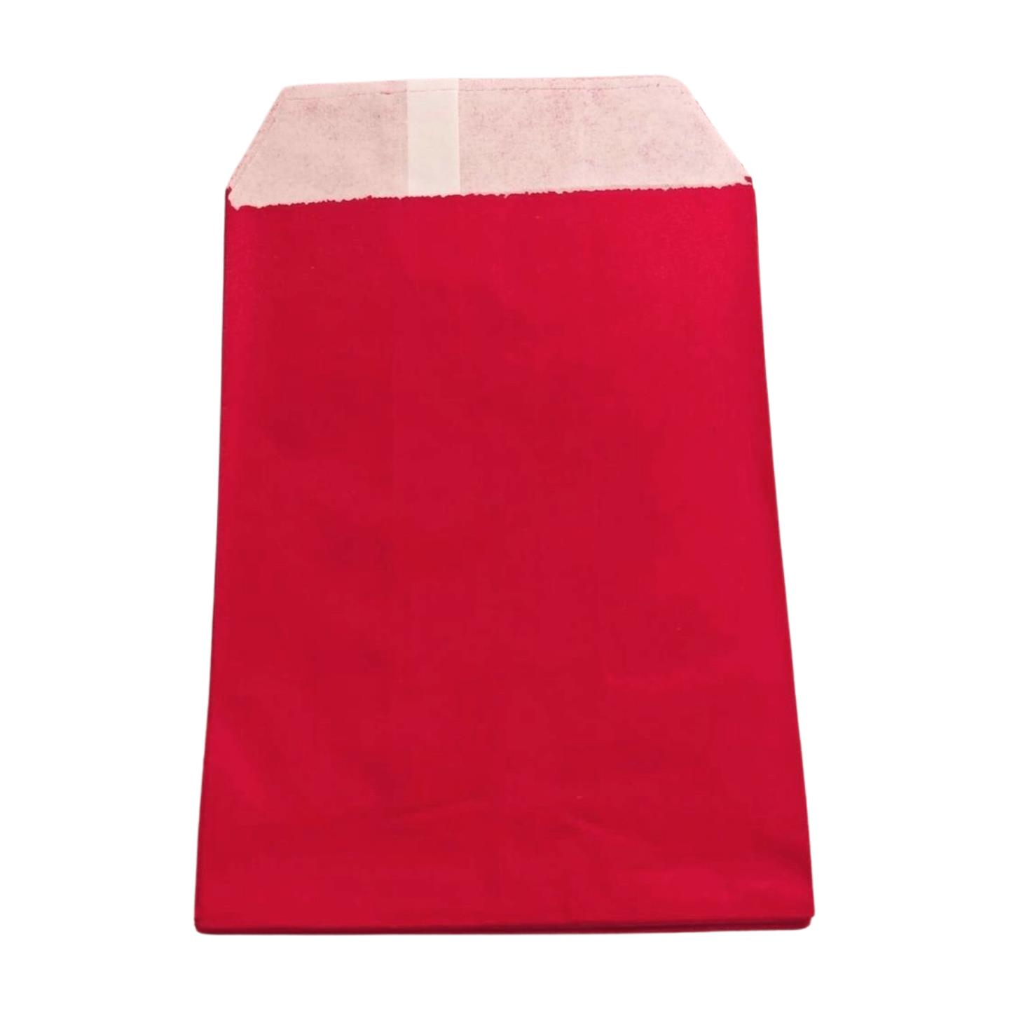 İTHAL ZARF POŞET 10*15 KIRMIZI  50 LI