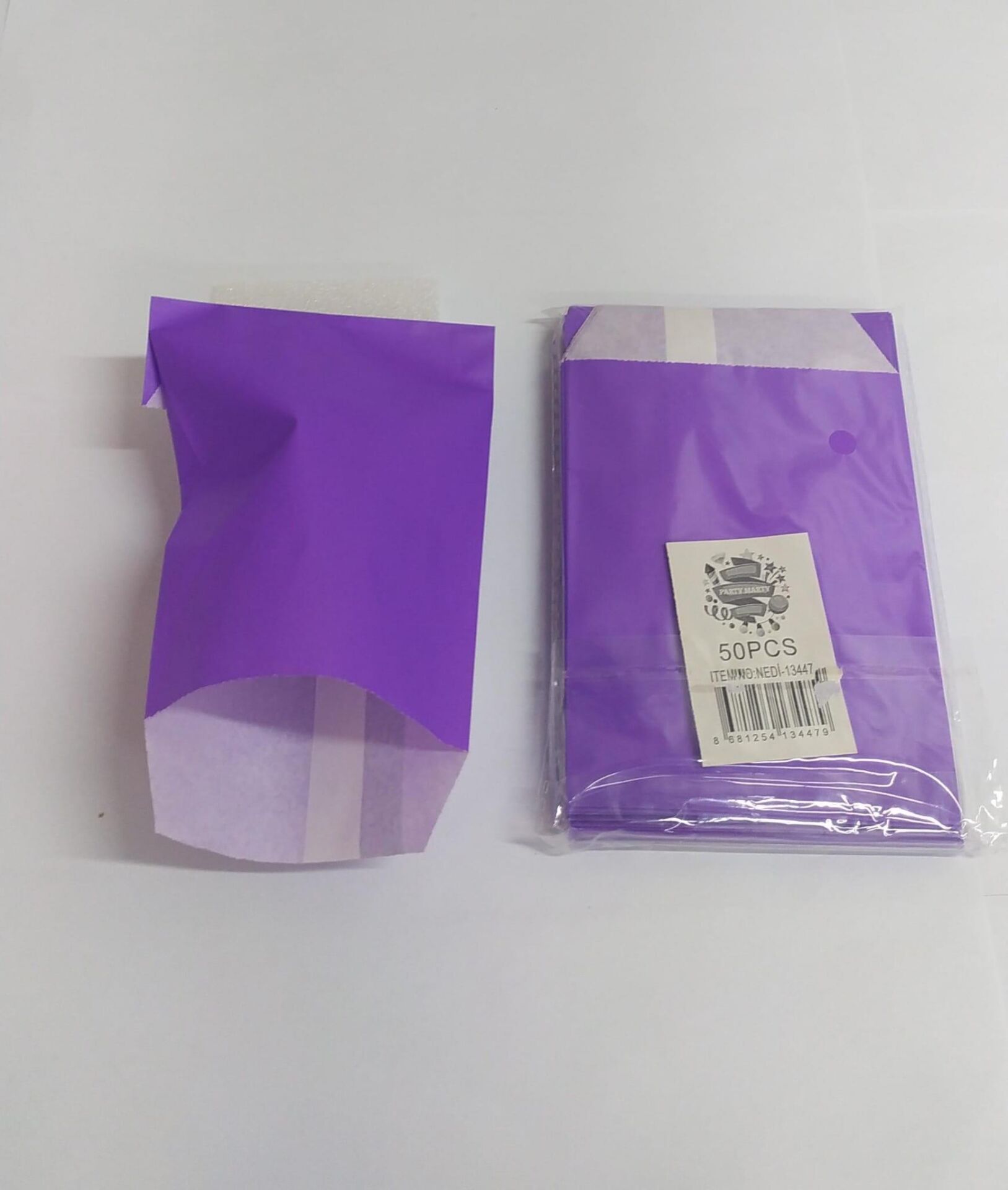 İTHAL ZARF POŞET 10*15 MOR 50 LI