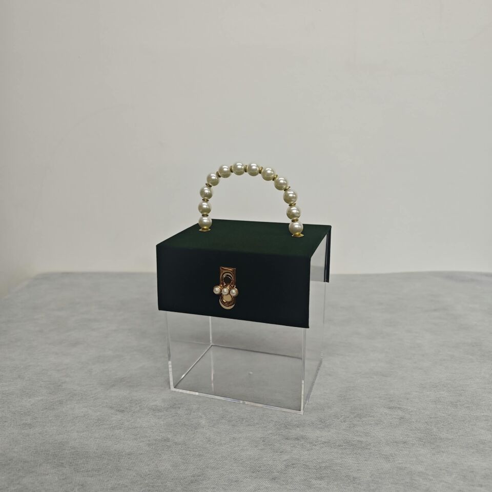 ÇANTA PLEKSİ YEŞİL 16*12*17 CM