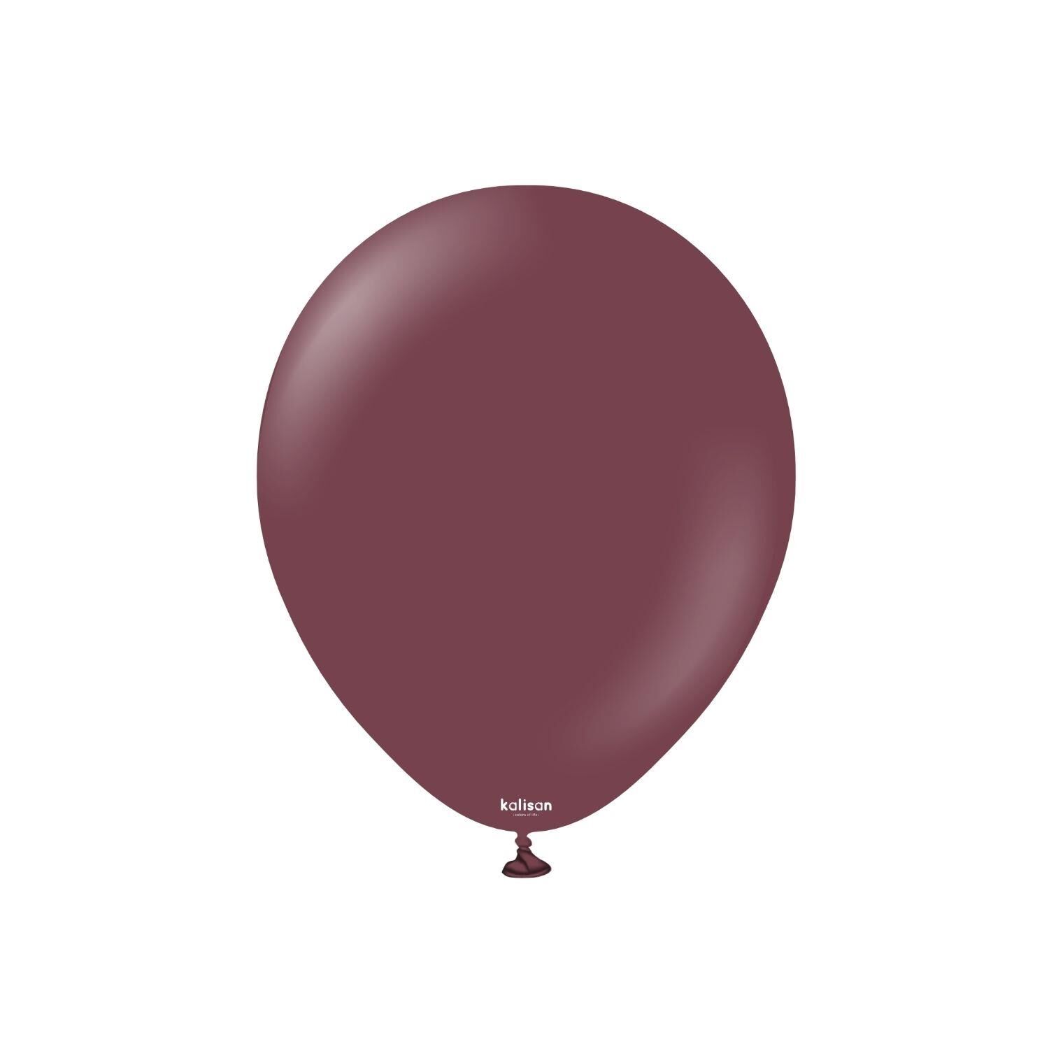 BALON 5''STANDART BURGUNDY 100'LÜ KALİSAN