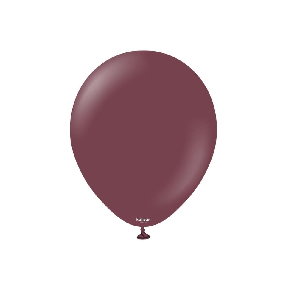 BALON 5''STANDART BURGUNDY 100'LÜ KALİSAN