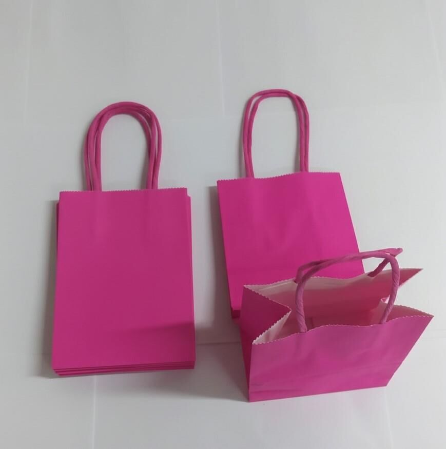 ÇANTA B.KRAFT BÜKÜM SAPLI FUŞYA 12*15 CM 12 Lİ