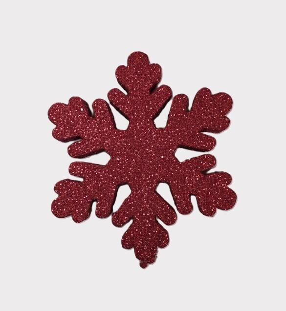 STRAFOR KAR TANESİ 14 CM KIRMIZI