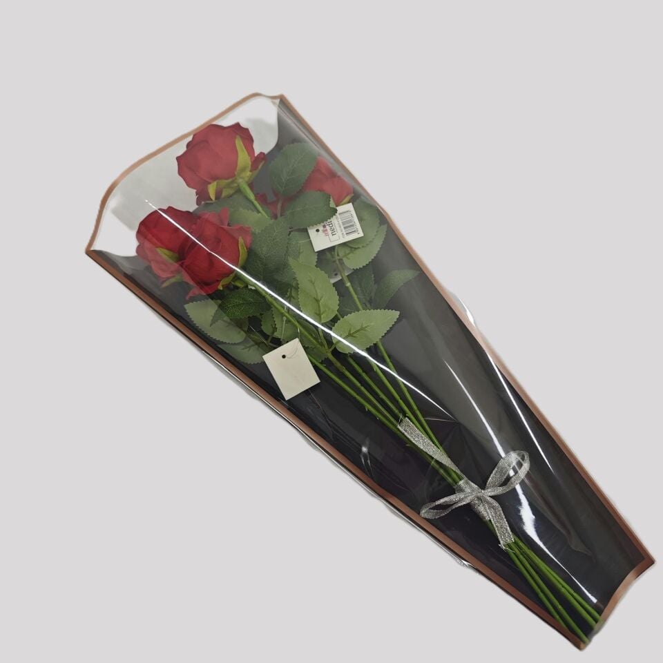 BUKETLİK OPP ALTIN KENARLI SİYAH 43*9*28 50 Lİ