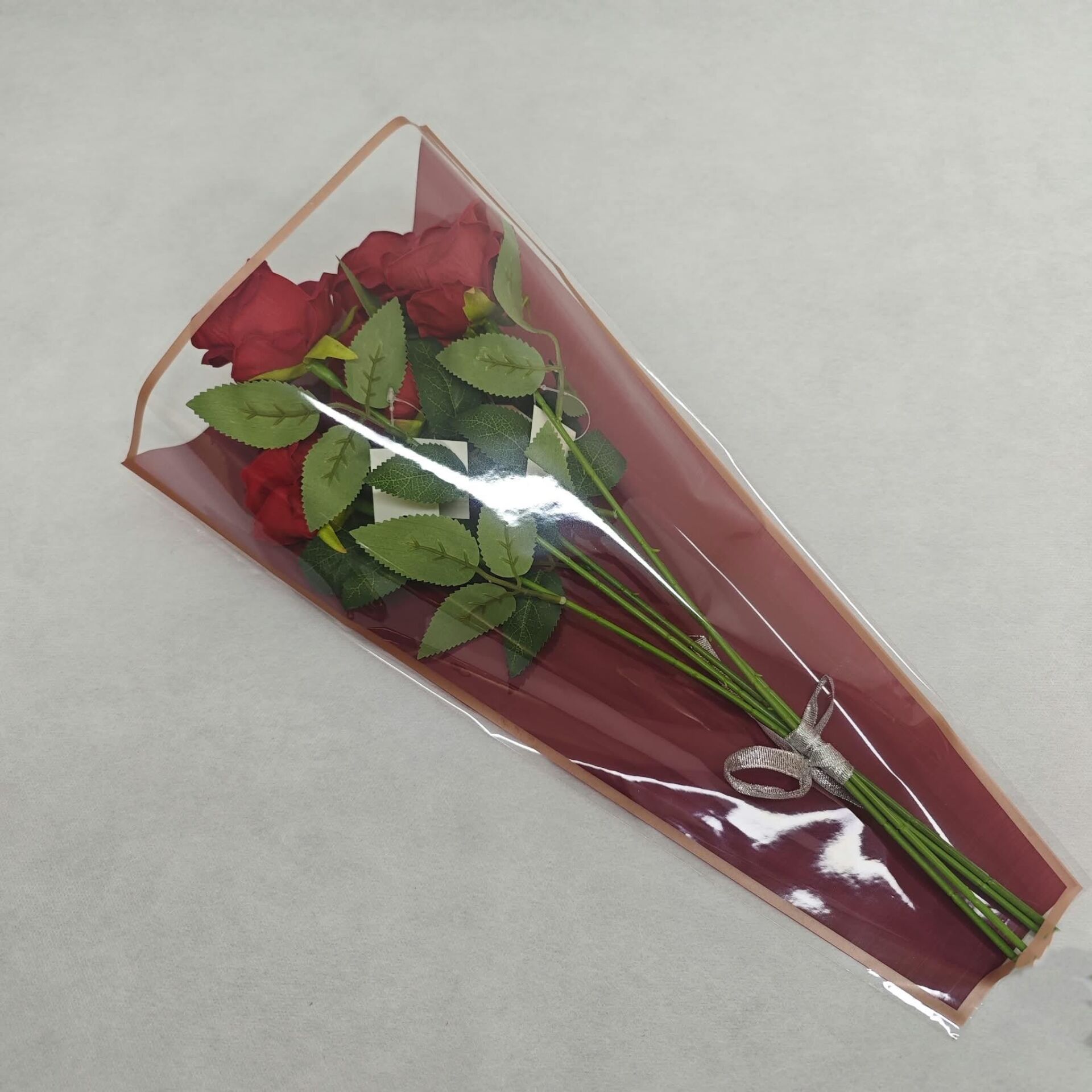 Buketlik OPP Altın Kenarlı Karışık 43x9x28 cm 50'li Paket