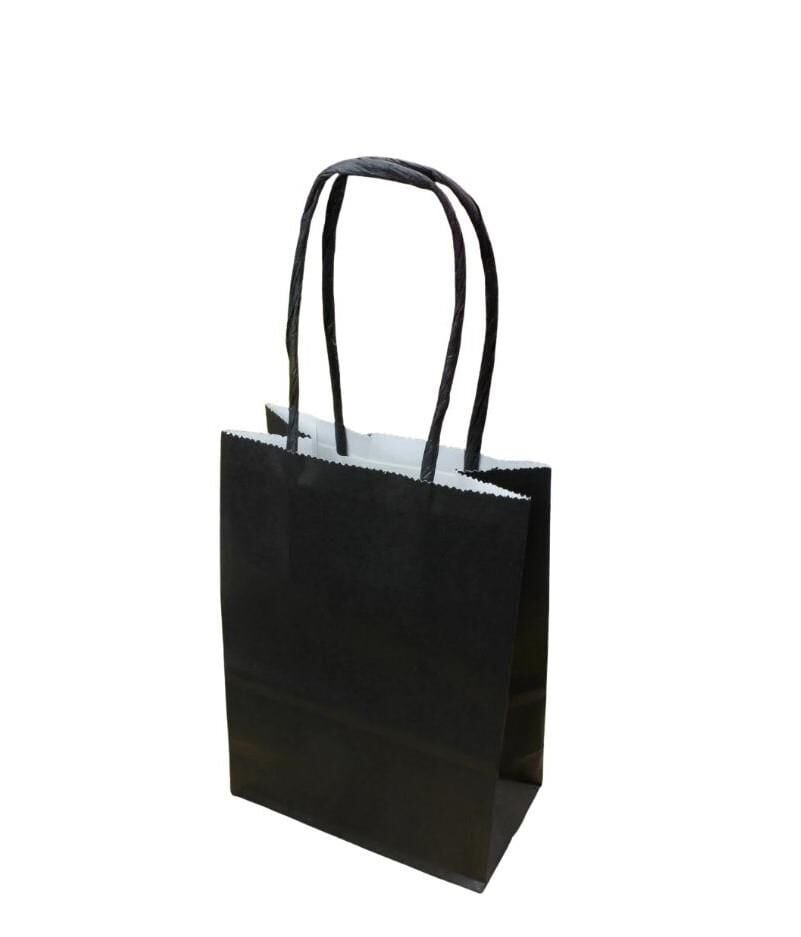 ÇANTA B.KRAFT BÜKÜM SAPLI SİYAH 12*15 CM 12 Lİ