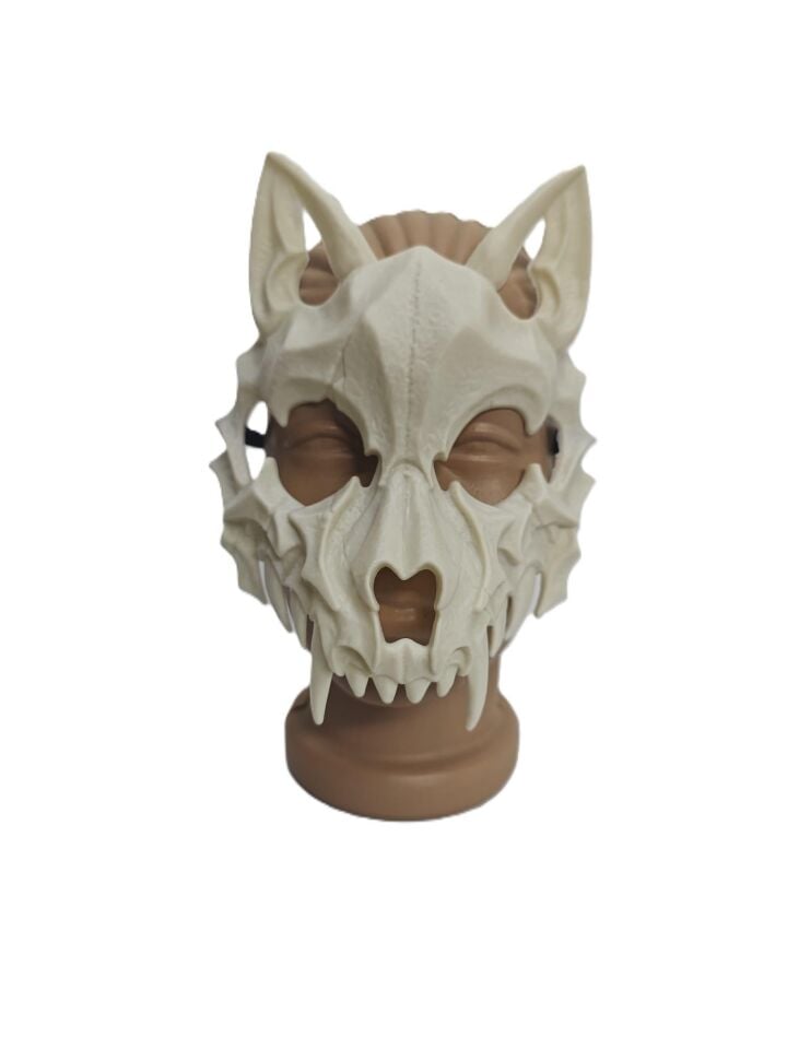 HALLOWEEN PLASTİK MASKE KURT KAFATASI