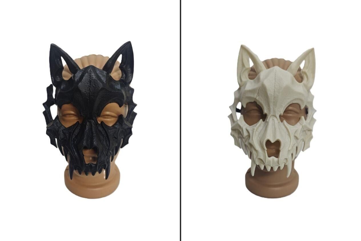 HALLOWEEN PLASTİK MASKE KURT KAFATASI