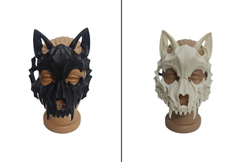 HALLOWEEN PLASTİK MASKE KURT KAFATASI