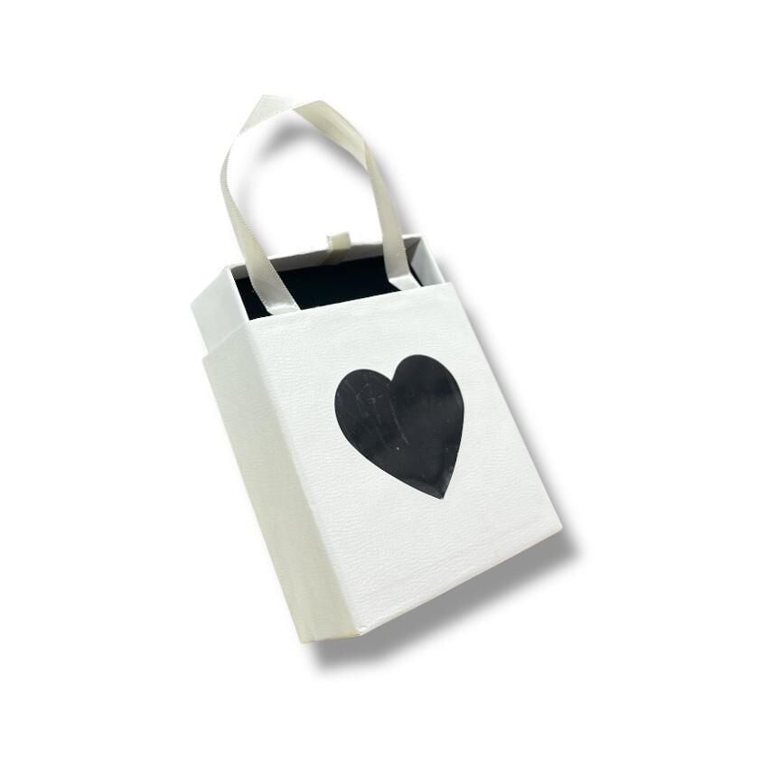 KUTU TEKLİ KARE KALP ÇERÇEVELİ 10*10 CM KIRMIZI