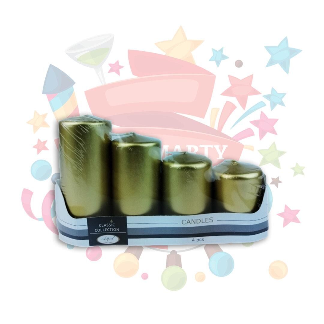 MUM TAKOZ SET METALİK ALTIN 7-8-10-12*5 CM ADP