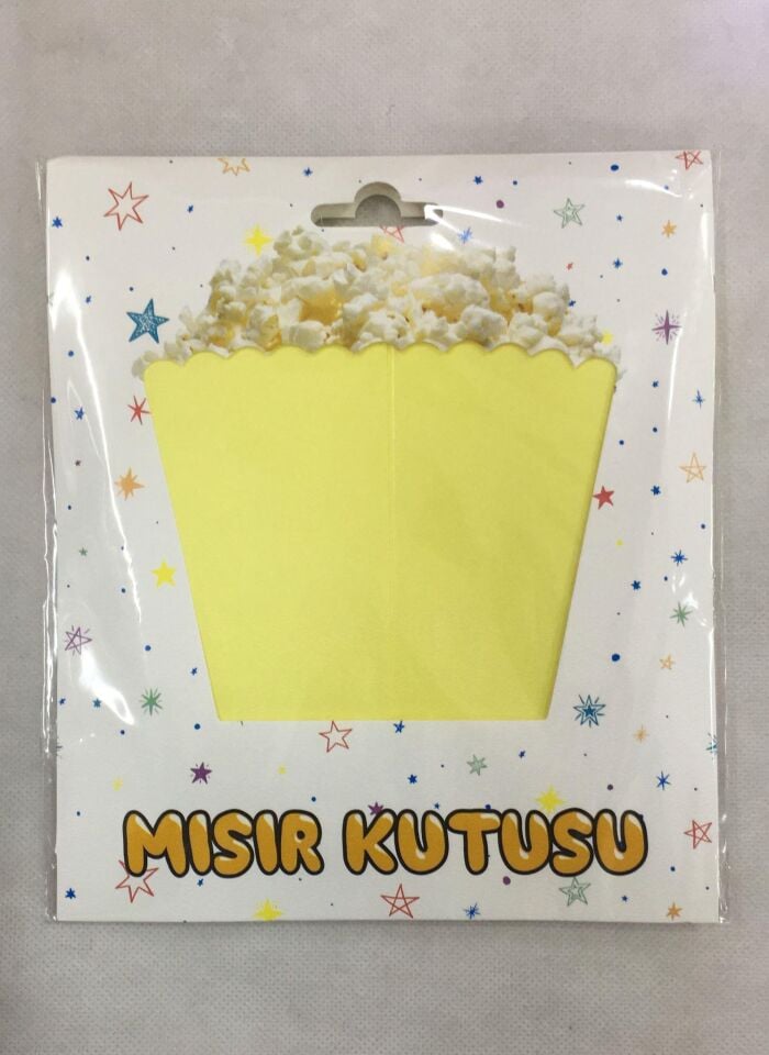 MISIR KUTUSU 8 Lİ MAKARON SARI