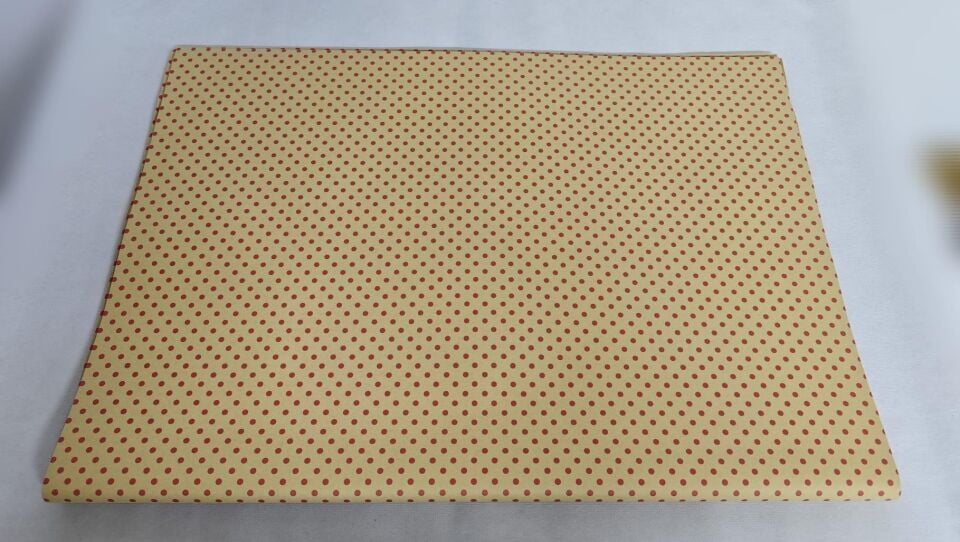 KUŞE KAĞIT 70*100 KRAFT KÜÇÜK KIRMIZI PUANLI 50 Lİ