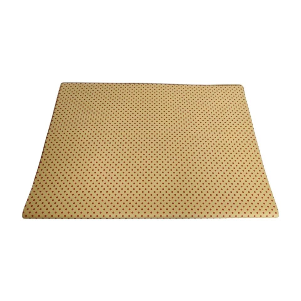 KUŞE KAĞIT 70*100 KRAFT KÜÇÜK KIRMIZI PUANLI 50 Lİ