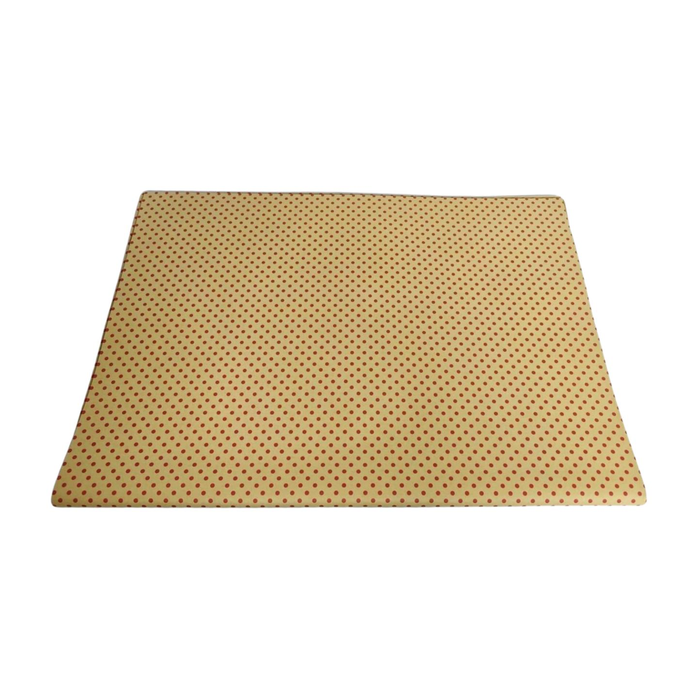 KUŞE KAĞIT 70*100 KRAFT KÜÇÜK KIRMIZI PUANLI 50 Lİ