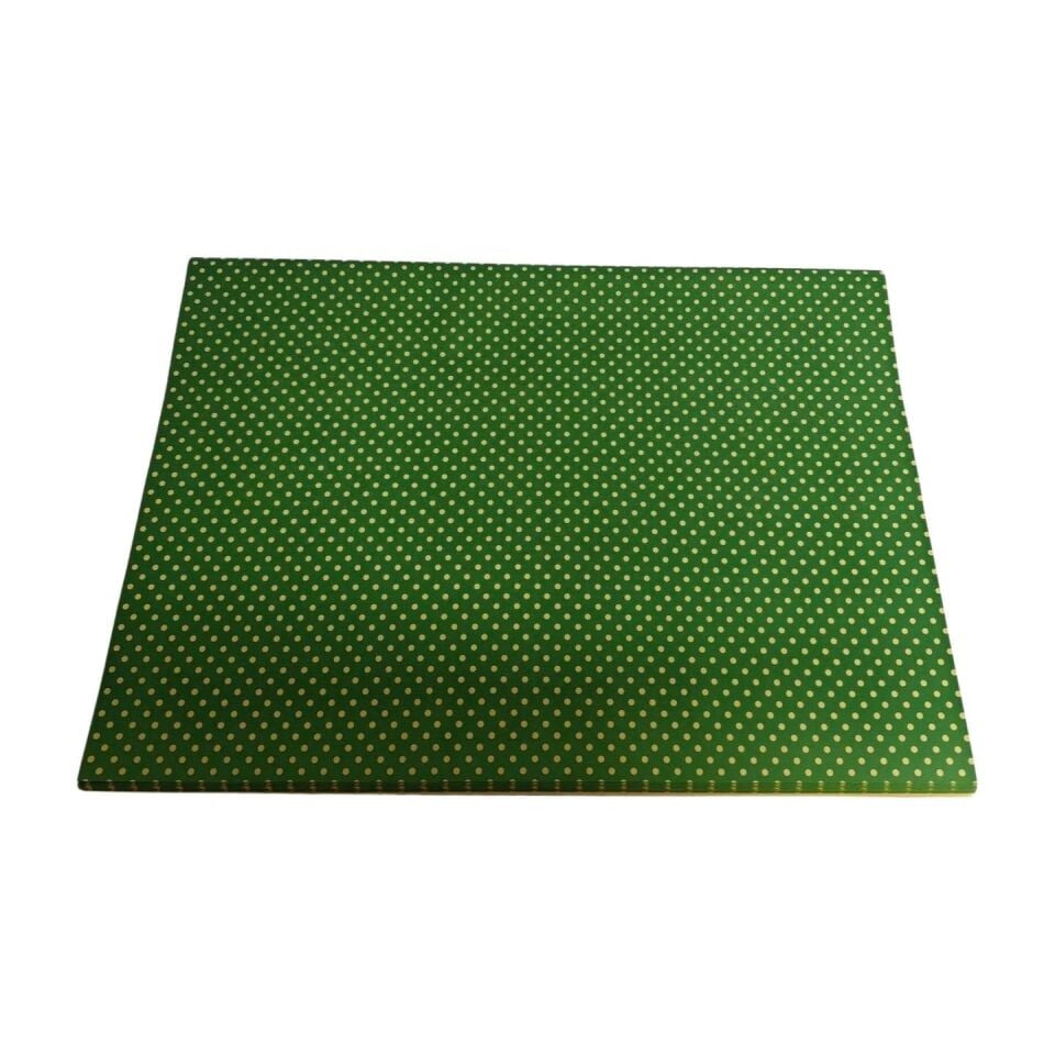 KUŞE KAĞIT 70*100 YEŞİL ALTIN PUANLI 50 Lİ