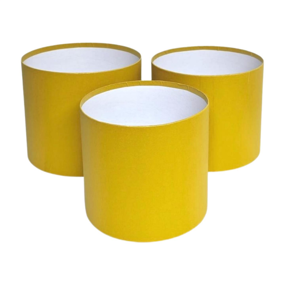 KUTU SİLİNDİR KAPAKSIZ ALTIN 3 LÜ SET