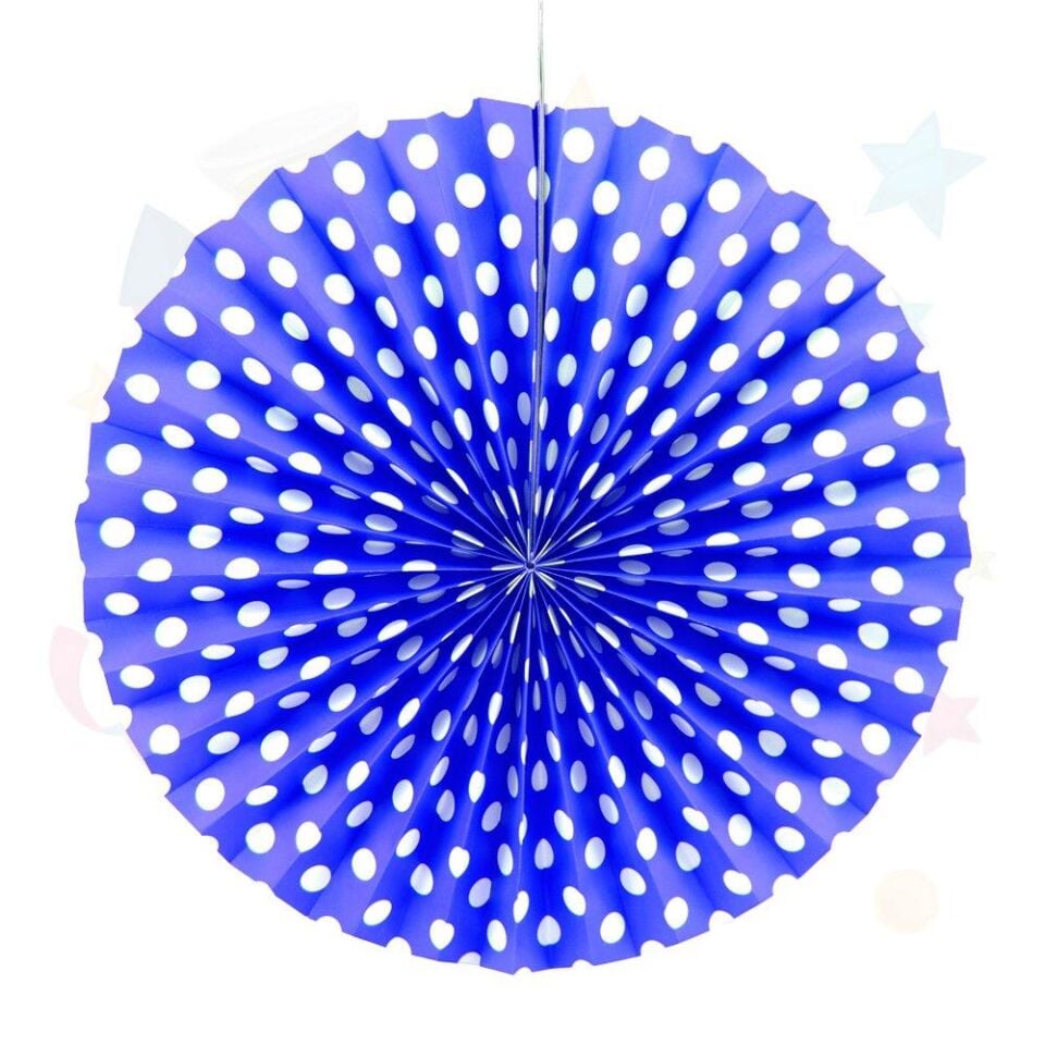 KARTON ÇARK SÜS PUANTİYELİ 40 CM LACİVERT