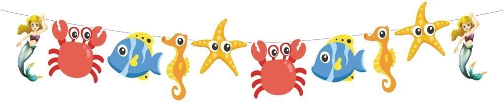 OYNAR FİGÜRLÜ BANNER DENİZ KIZI 230 CM