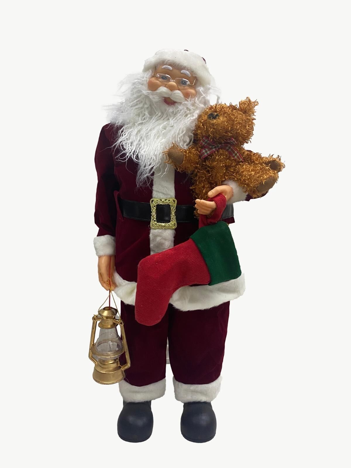 NOEL BABA MÜZİKLİ IŞIKLI DEKORLU 100 CM