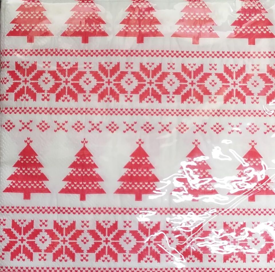 PEÇETE ÇAM AĞACI DESENLİ