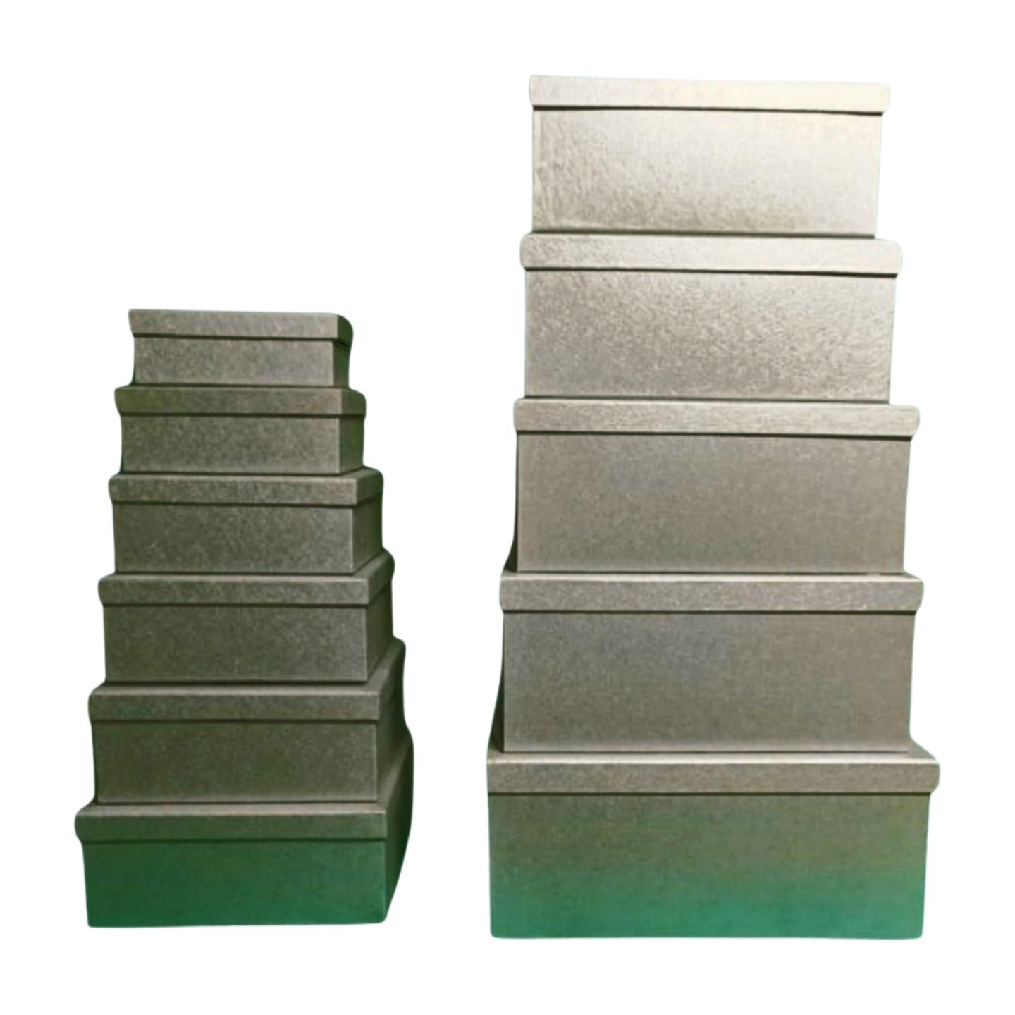 KUTU DİKDÖRTGEN GÜMÜŞ 11 Lİ SET