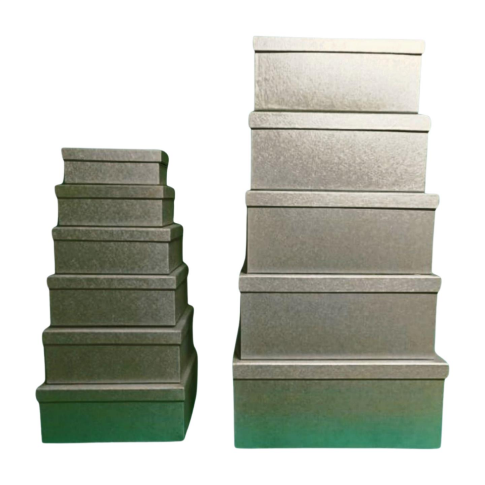 KUTU DİKDÖRTGEN GÜMÜŞ 11 Lİ SET