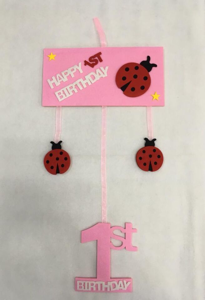 AVİZE SÜS KEÇEDEN 1 YAŞ UĞUR BÖCEĞİ FİGÜRLÜ