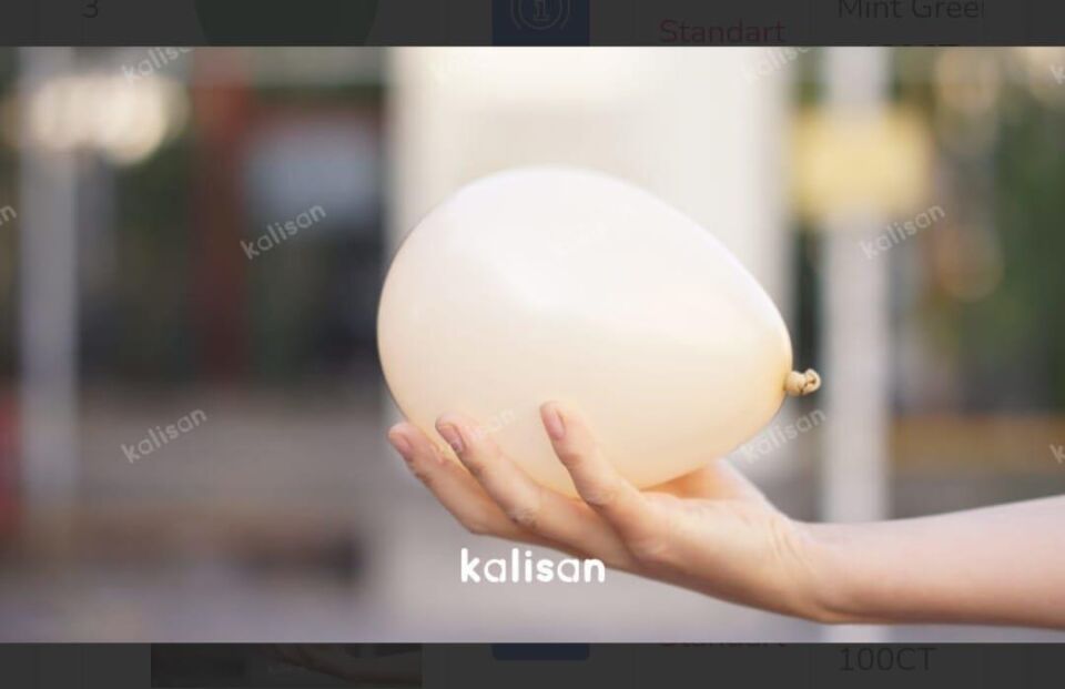 BALON 5'' BLUSH(SÜTLÜ KAHVE) 100 LÜ KALİSAN