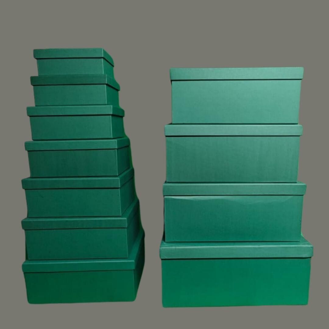 KUTU DİKDÖRTGEN YEŞİL 11 Lİ SET