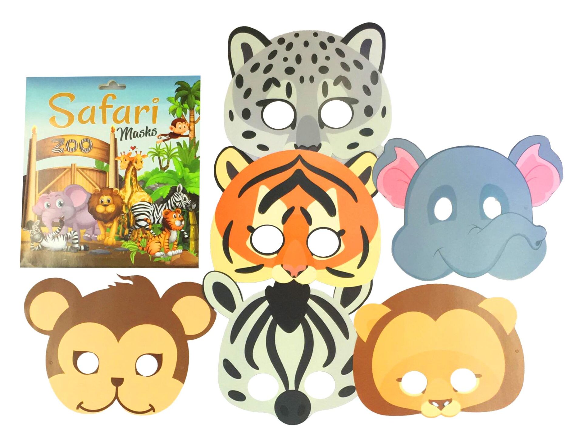 MASKE KARTON 6 LI SAFARİ