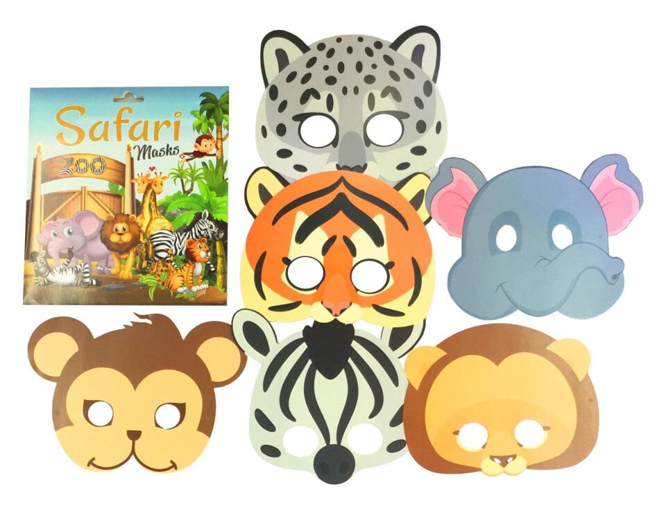 MASKE KARTON 6 LI SAFARİ