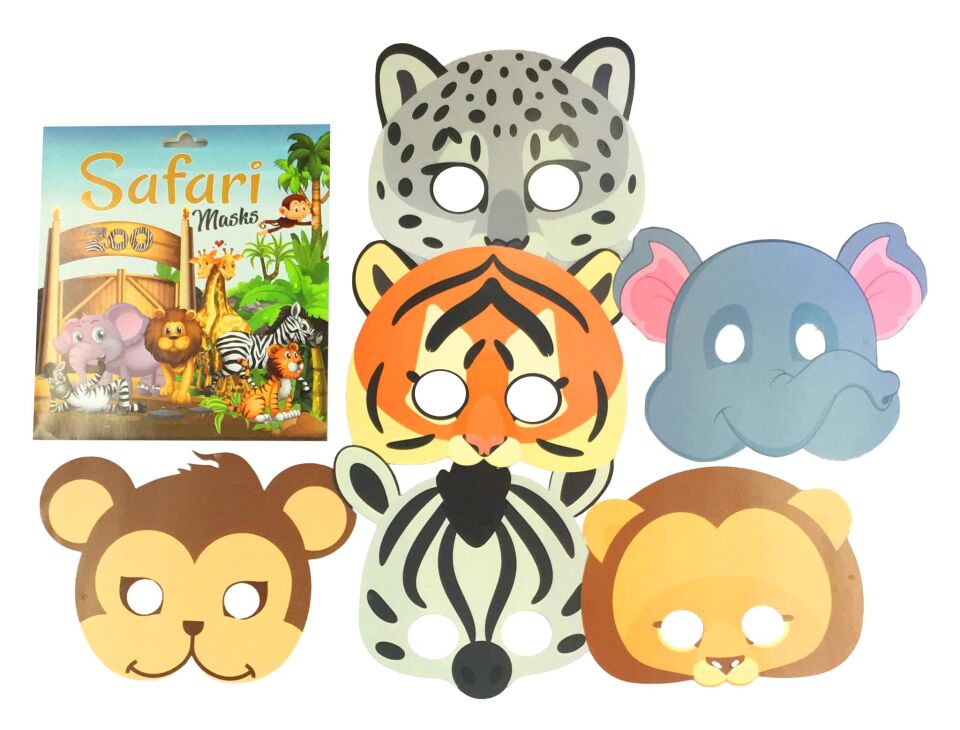 MASKE KARTON 6 LI SAFARİ