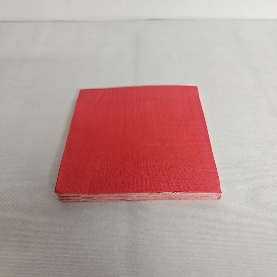 PEÇETE DÜZ KIRMIZI 40*40