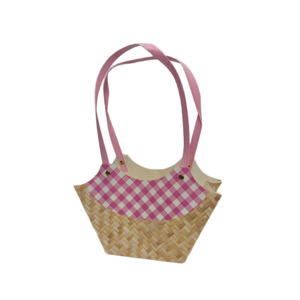 ÇANTA KARTON P.SAPLI PÖTİKARE PEMBE 23*9*33CM 10