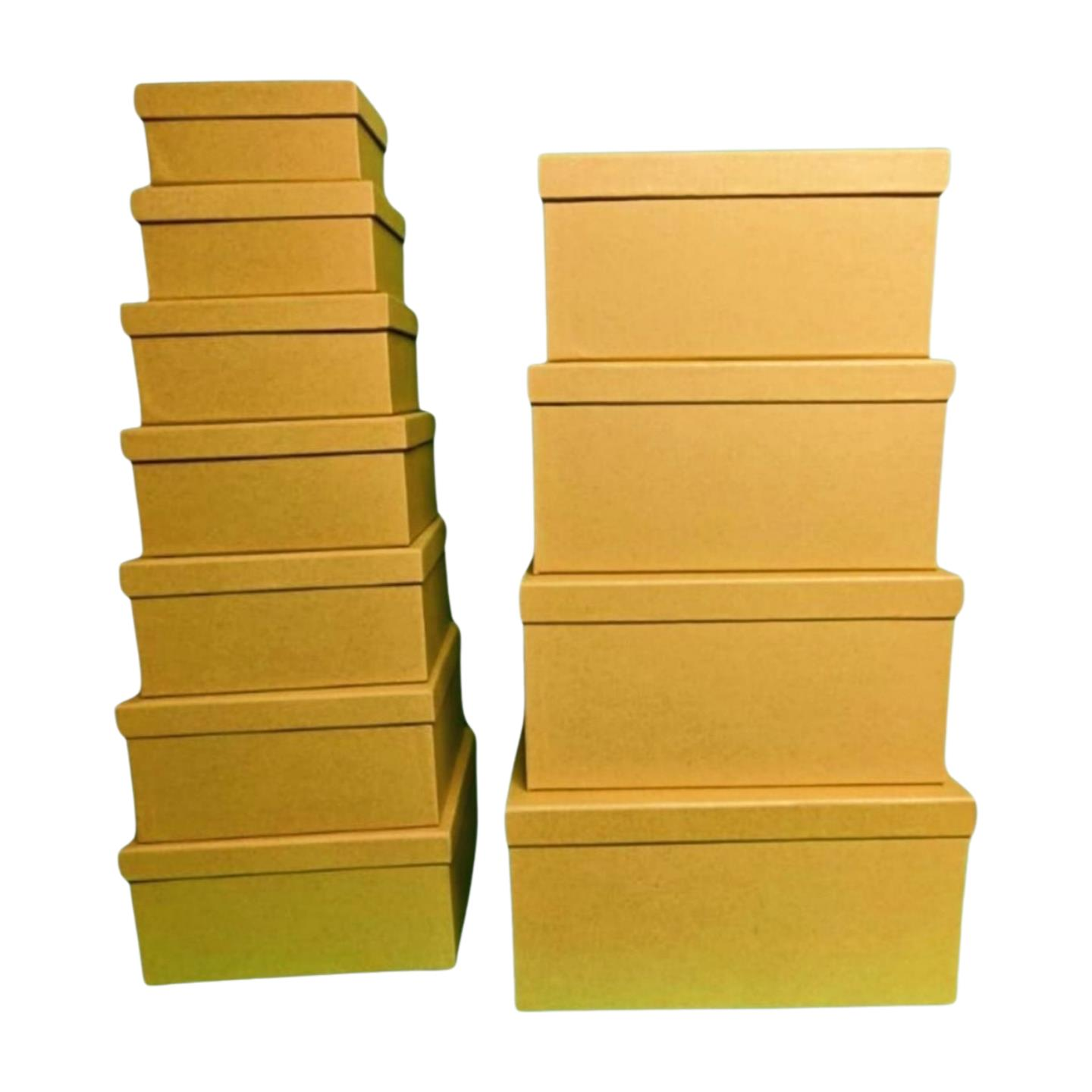 KUTU DİKDÖRTGEN KRAFT 11 Lİ SET