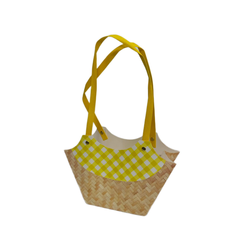 ÇANTA KARTON P.SAPLI PÖTİKARE SARI 23*9*33CM 10 LU