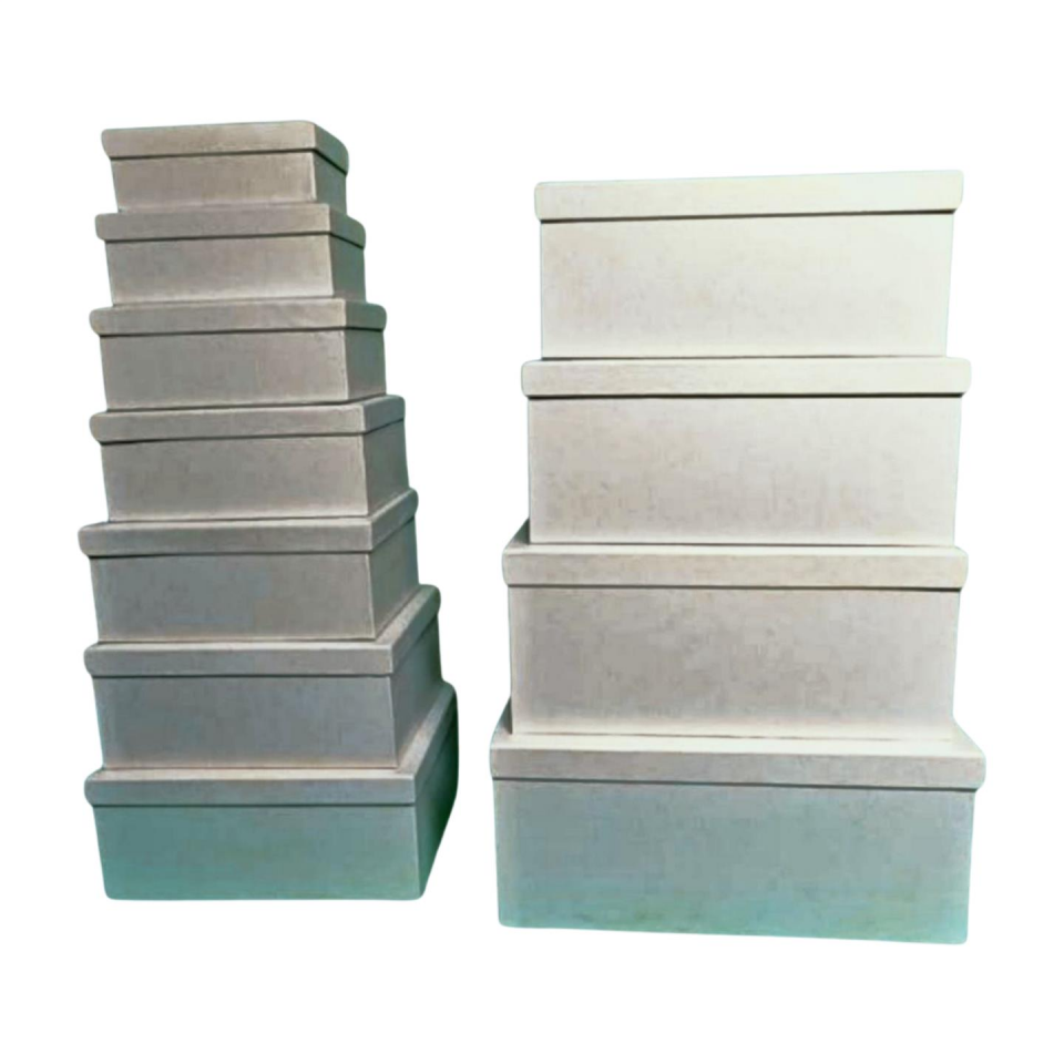 KUTU DİKDÖRTGEN BEYAZ 11 Lİ SET