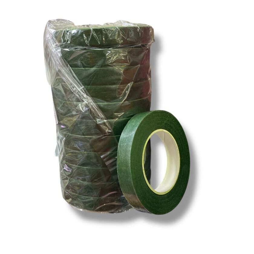 ÇİÇEK ŞERİDİ 1,2CM*26M KOYU YEŞİL 12 Lİ