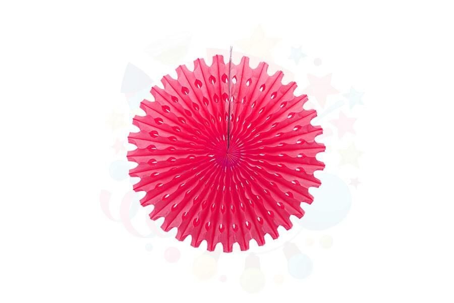 KAĞIT YELPAZE SÜS KIRMIZI 30 CM