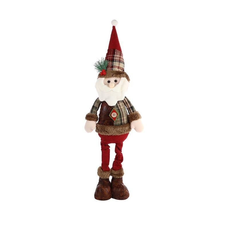NOEL DEKO KUMAŞ EKOSELİ NOEL BABA KARDAN ADAM 80CM