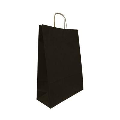 ÇANTA K.KRAFT BÜKÜM  SAPLI SİYAH 32*41 cm 25 Lİ