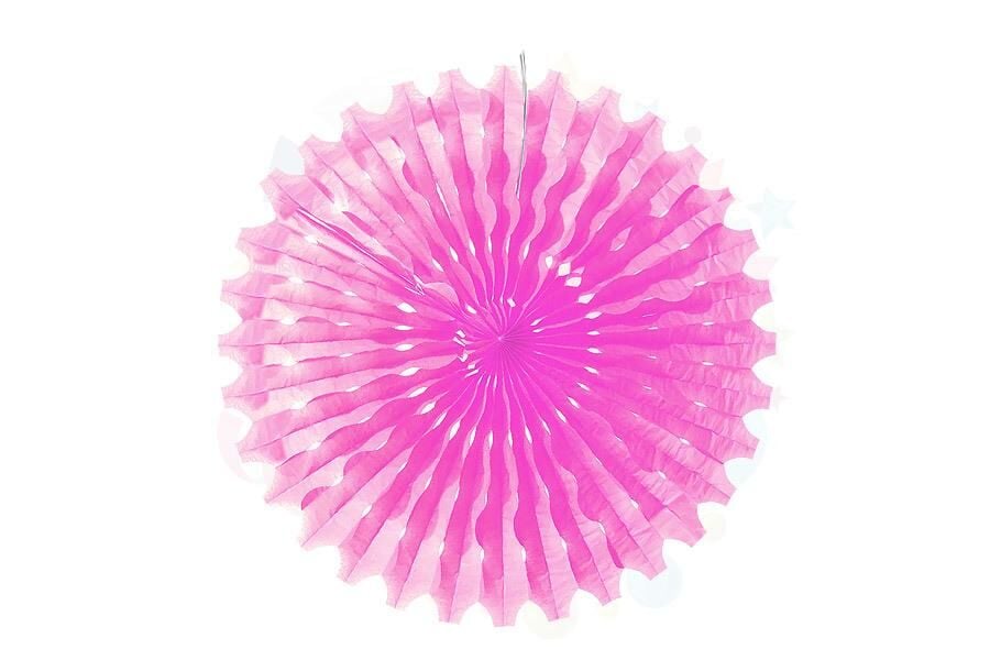 KAĞIT YELPAZE SÜS PEMBE 70 CM