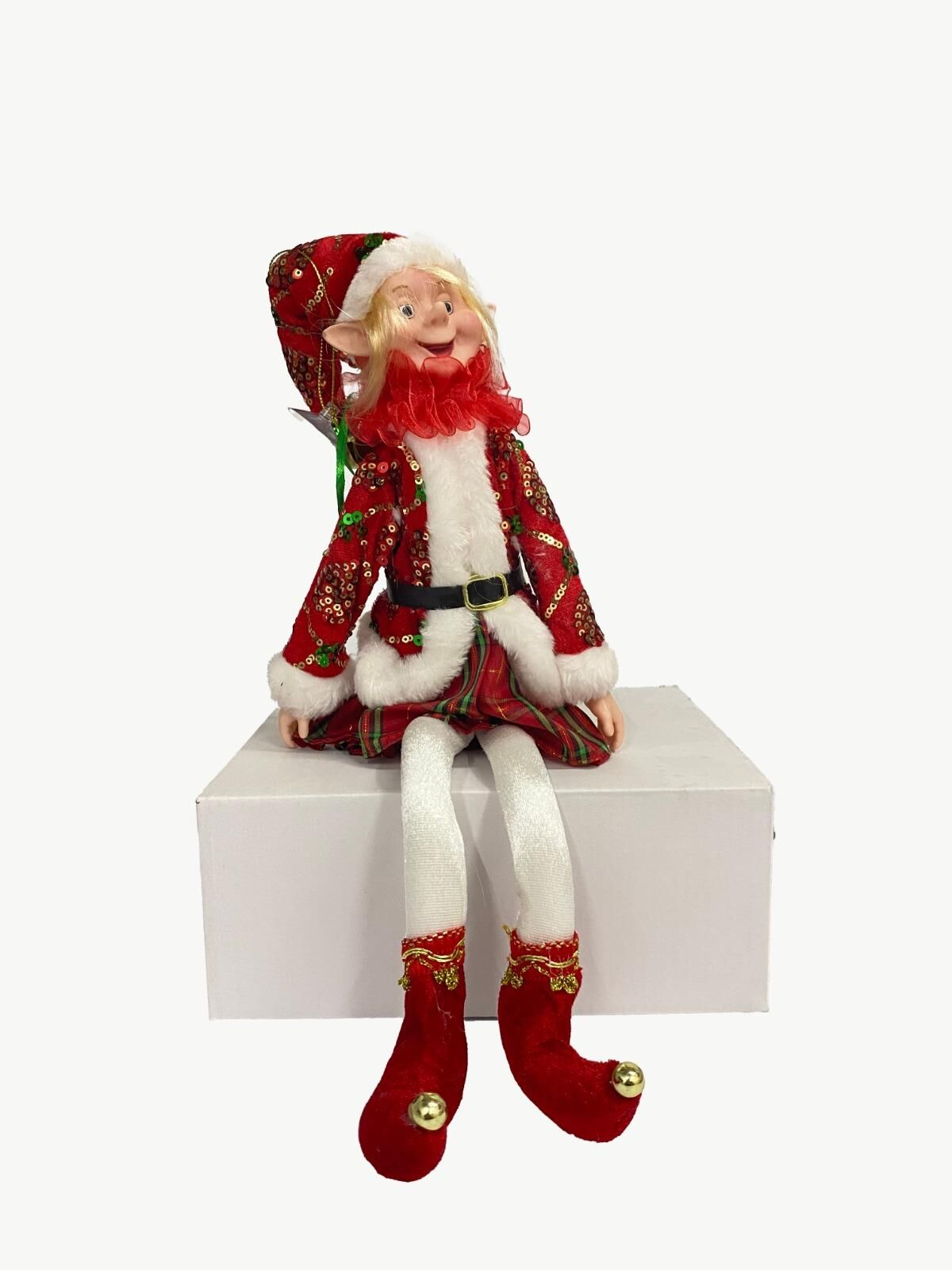 NOEL DEKORASYON ELF KIZ ÇOCUĞU BEBEK