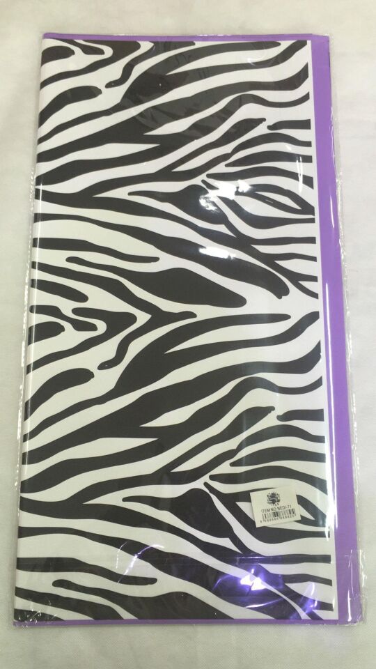BUKETLİK PP AFRİKA ZEBRA DESEN 60*60 20 Lİ PK