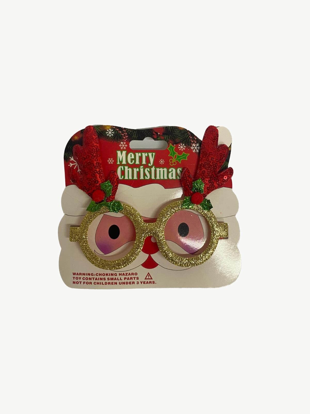 NOEL GÖZLÜK GEYİK BOYNUZLU SÜSLÜ