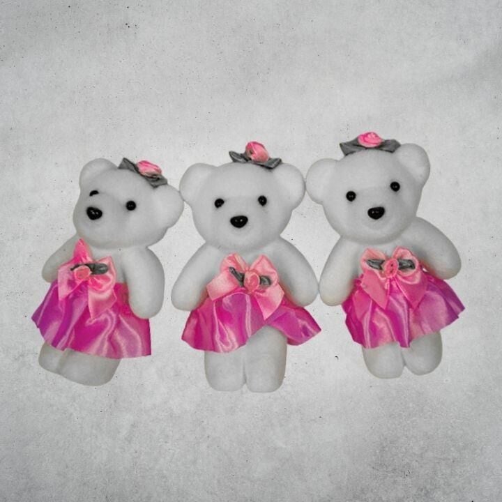 AYICIK FLOK ETEKLİ PEMBE 11 CM 10 LU